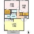 アシュランス A棟の間取図
