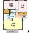 アシュランス A棟の間取図
