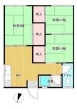 津崎アパートBの間取図