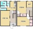 真田アパートの間取図