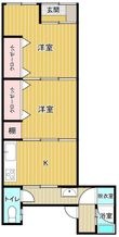 大江アパートの間取図