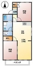 ラポールおおいＡの間取図