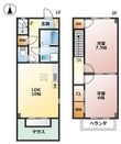 メゾネット慶城Aの間取図