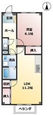 サープラス和の間取図