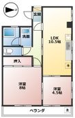 ハイツむすぶの間取図