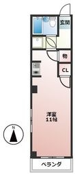 一光青柳ハイツの間取図