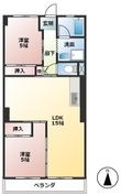 カーサプリメールの間取図