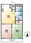 コットンハウスⅠの間取図
