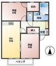 サンビレッジ築捨の間取図