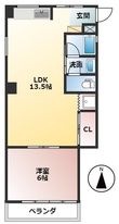 三城ハイツの間取図