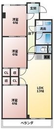 ベルメゾン若森の間取図