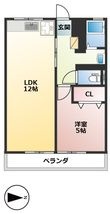 ハイツむすぶの間取図