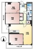 中央タワーズRiho大垣の間取図