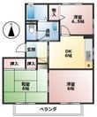 クレールロジュマンの間取図