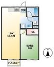 第1メゾンドラポールの間取図