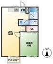 第3メゾンドラポールの間取図