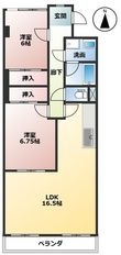 ベルメゾン若森の間取図