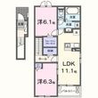 カーサ ファミーユの間取図