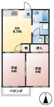 小林ハイツの間取図