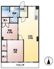 ウサミアパートメントの間取図