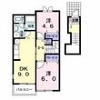 ブリッサbの間取図