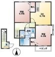 ガーデンヒルズAの間取図