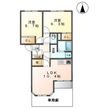 ヴィラ ルミナスAの間取図