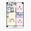 写真：リバーサイドＷｉｌｌｏｗ 2階203の間取図