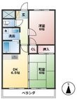 コーポ桂川の間取図
