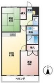 シティーハイツ木村の間取図