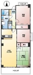 キャッスルハイツ大垣郭町の間取図
