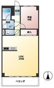 ハイツ洲本の間取図