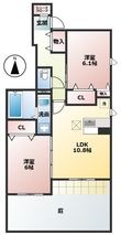 アリエットの間取図