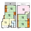 本宮2丁目貸家の間取図