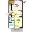アルタ若竹ビューの間取図