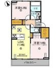 グランコンフォール神ノ川の間取図