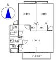 藤枝市東町の間取図