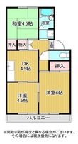 藤枝市時ケ谷の間取図