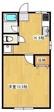 拡大写真:焼津市駅北1丁目 2階201の間取り
