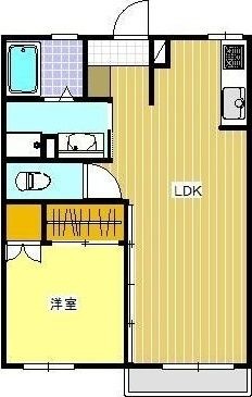 拡大写真:焼津市大栄町1丁目 1階102の間取り