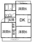 藤枝市東町の間取図