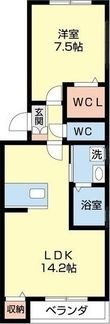 藤枝市高岡1丁目の間取図