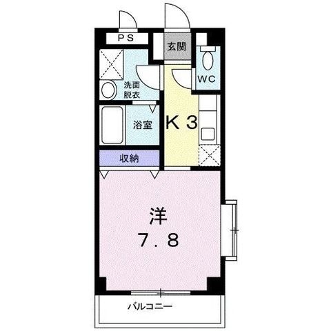 拡大写真:焼津市大村2丁目 1階101の間取り