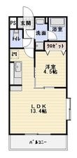 牧之原市勝俣の間取図