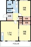 藤枝市小石川町3丁目の間取図