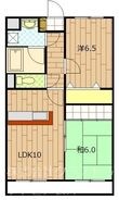 袋井市浅羽の間取図
