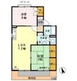袋井市豊沢の間取図