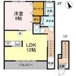 袋井市豊沢の間取図
