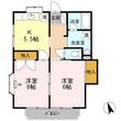 袋井市愛野の間取図
