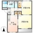 御前崎市池新田の間取図
